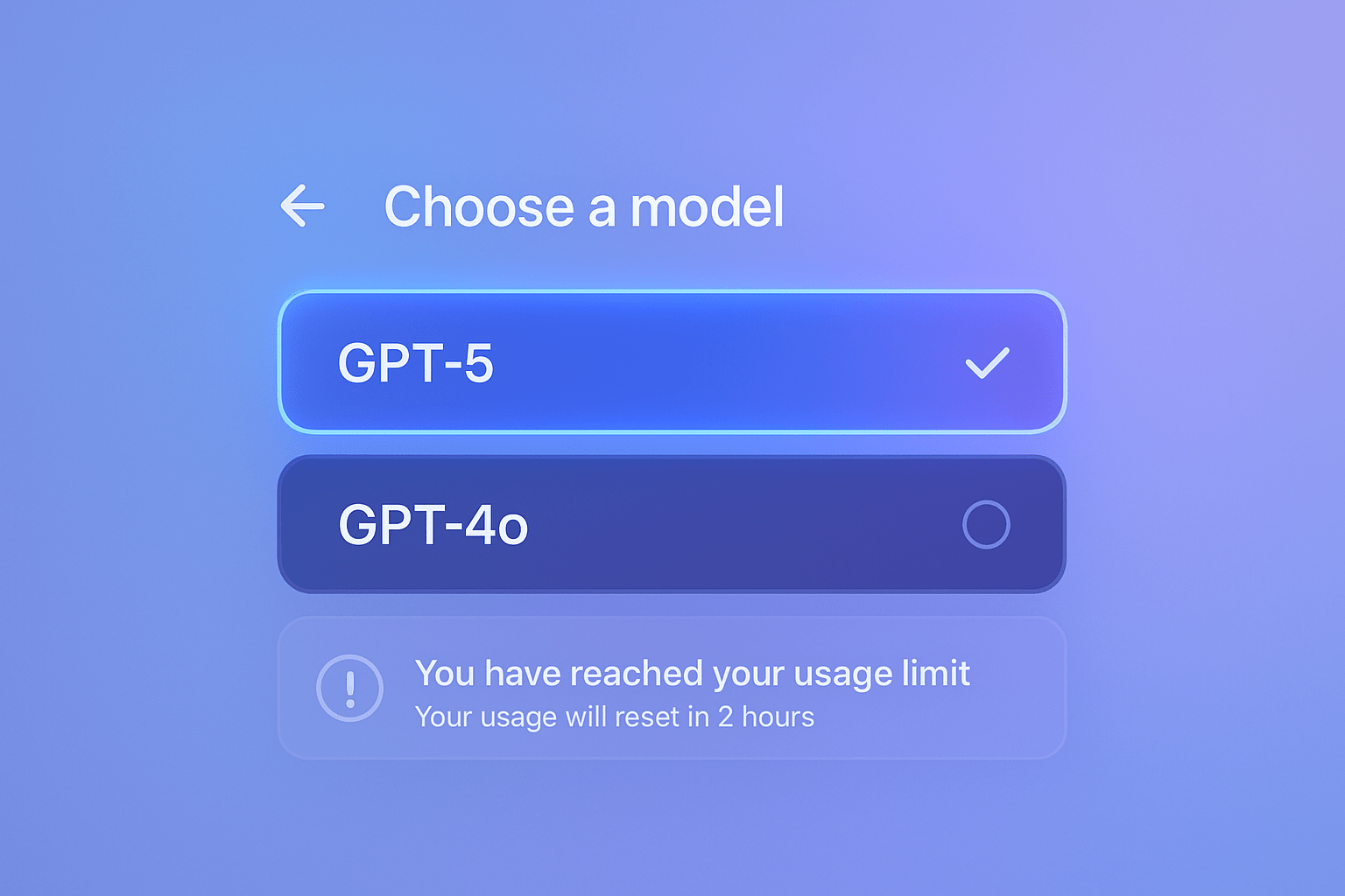 “OpenAI GPT-5 rollout UI showing model choice with GPT-4o restored.”