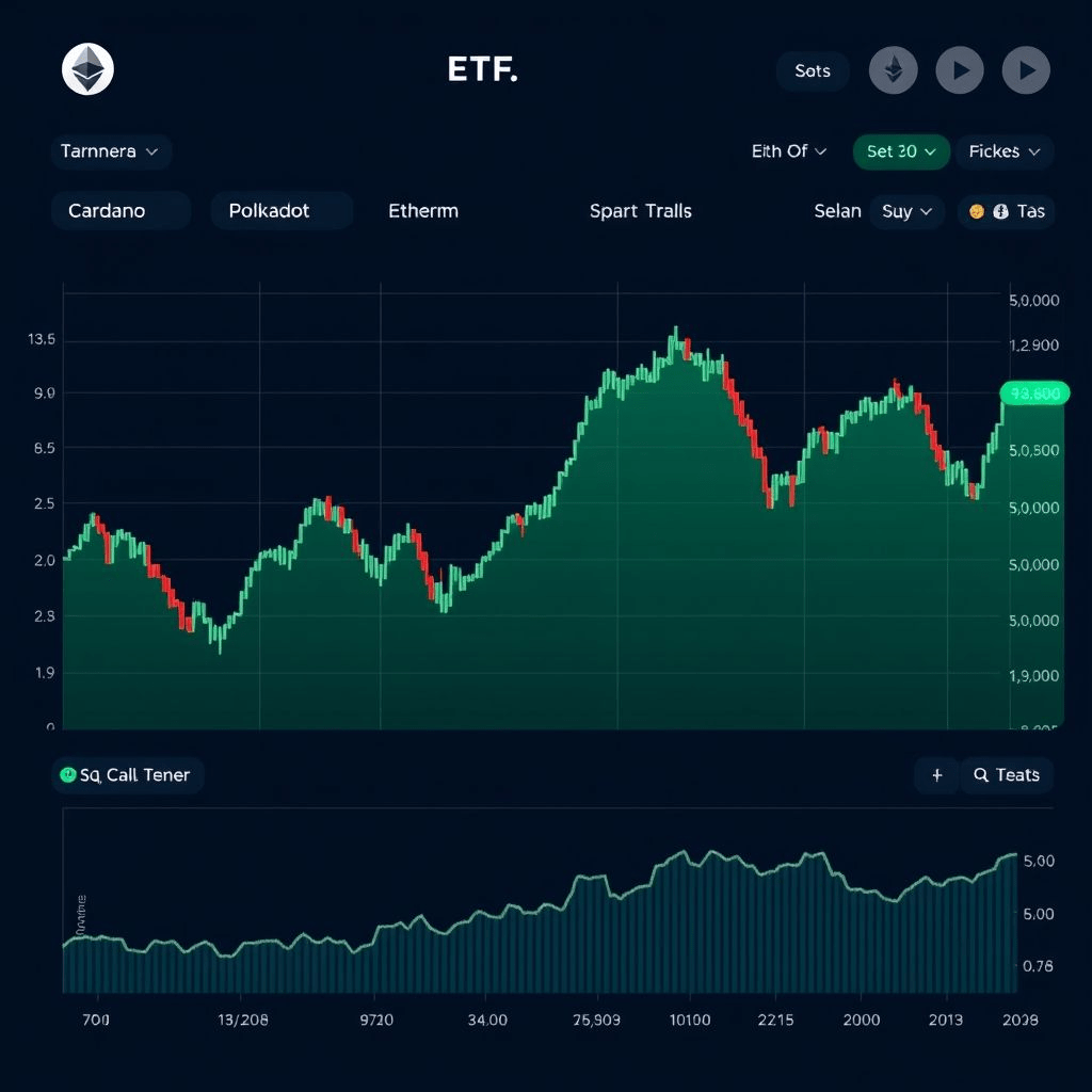 crypto ETF expansion dashboard with altcoins