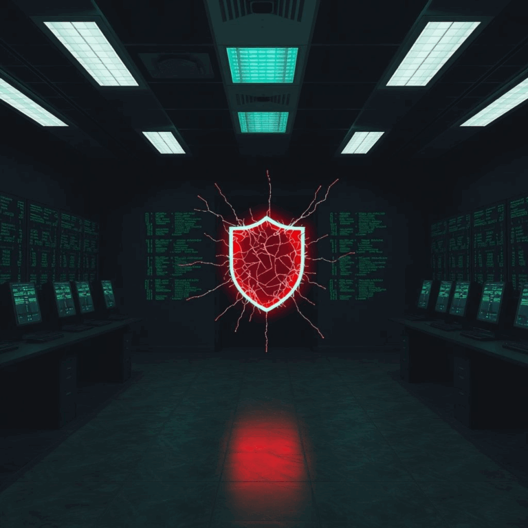 Call‑center hack warning with cracked data shield