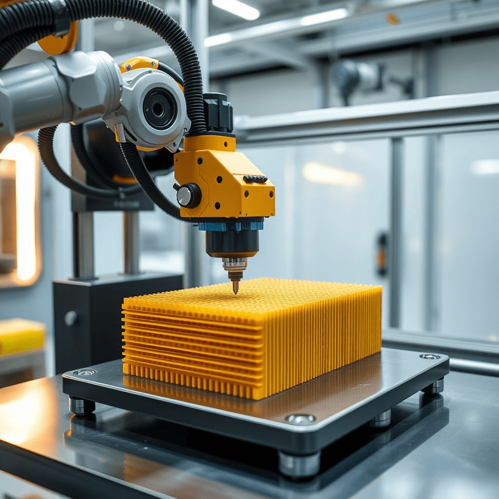 Fabheads funding: robotics printing composite part