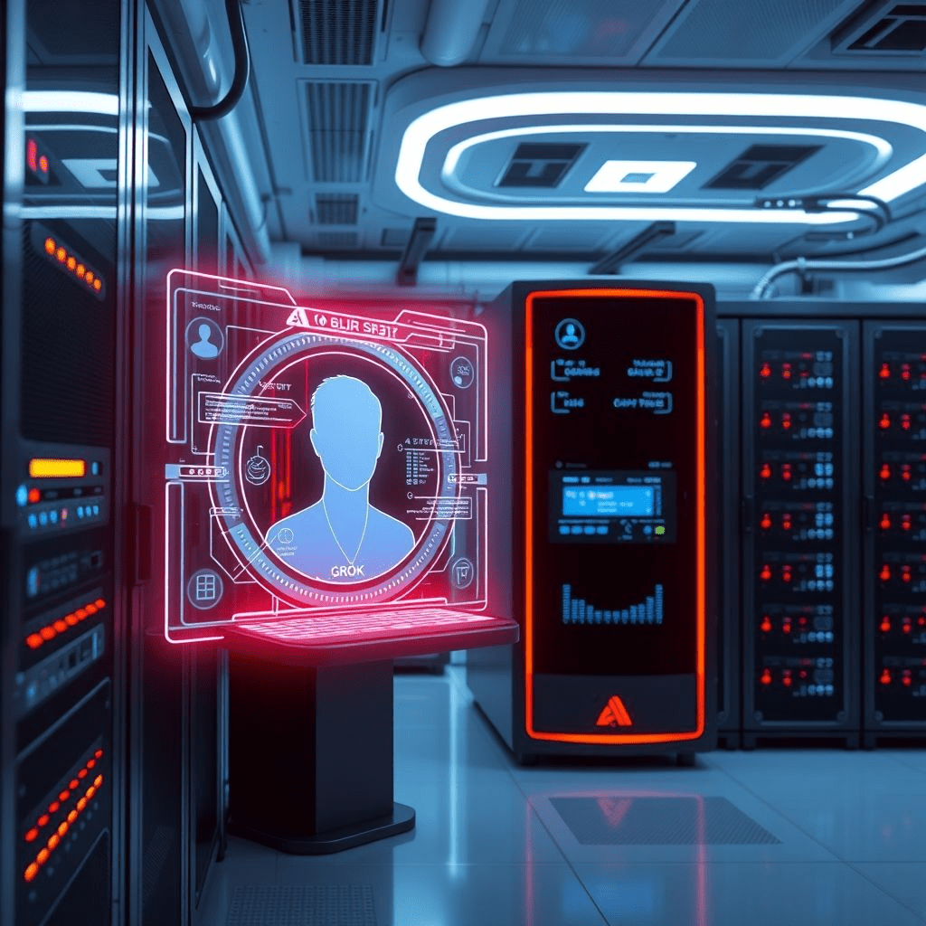 xAI equity funding with Grok chatbot interface