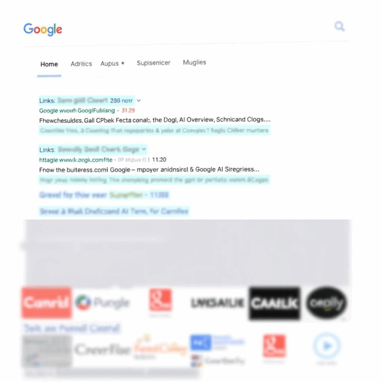 Google search with AI Overviews replacing links and lower visibility for publishers