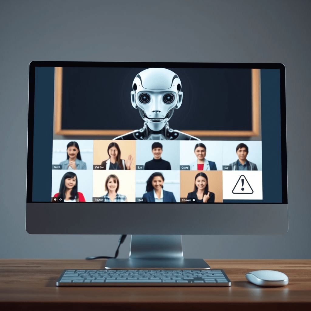 AI cheating detector interface on computer screen – AI cheating detector