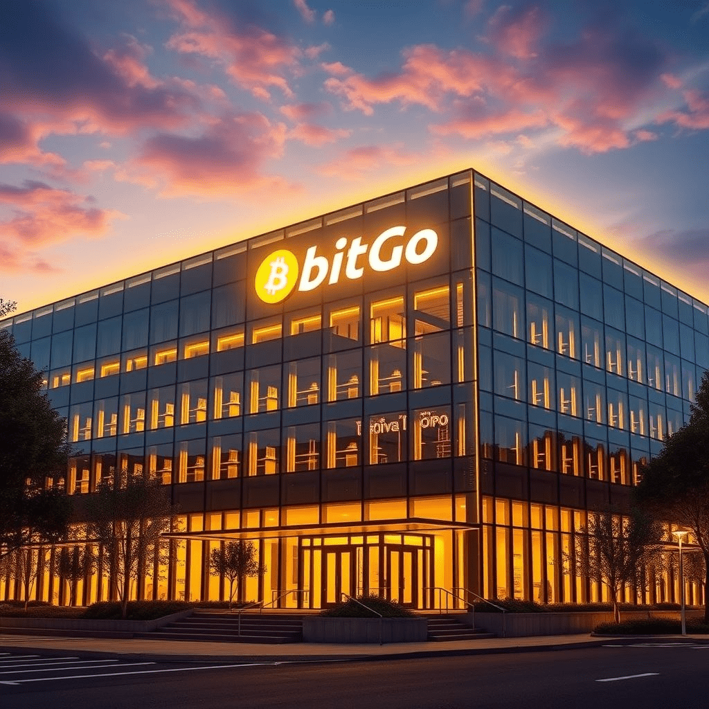 BitGo IPO filing concept with company building and prospectus