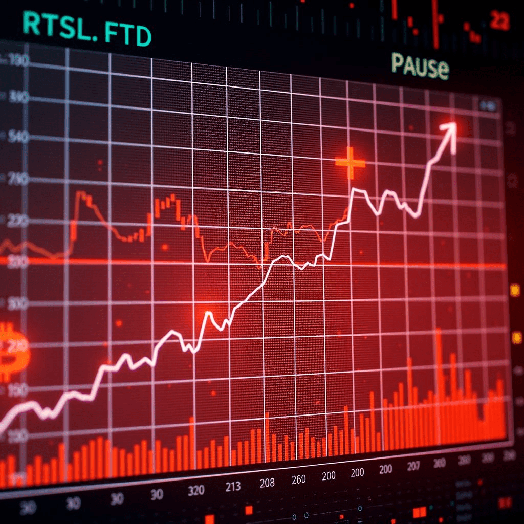 Bitcoin ETF outflows graph breaking rising trendline
