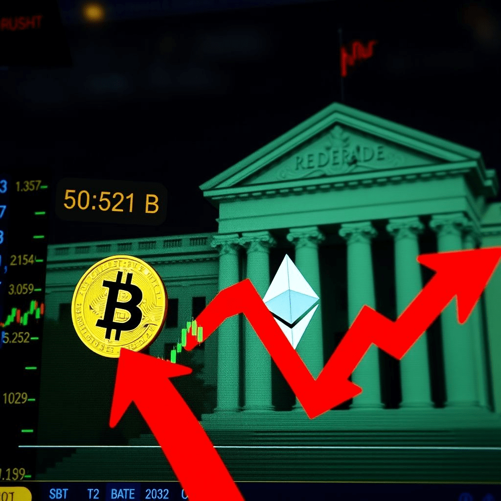 Bitcoin Ethereum price crash due to Federal Reserve policy news