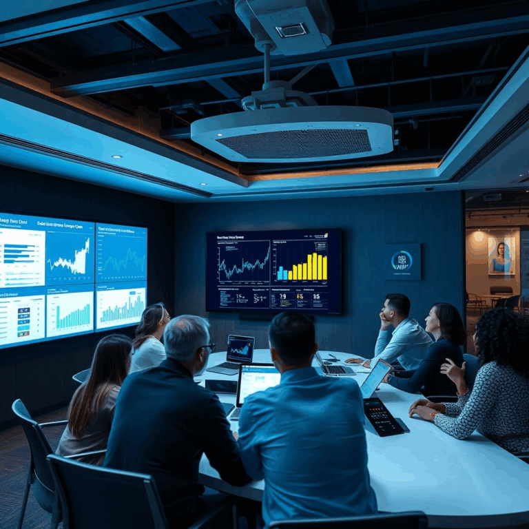 “Boldstart AI fund team reviewing startup data in conference room.”