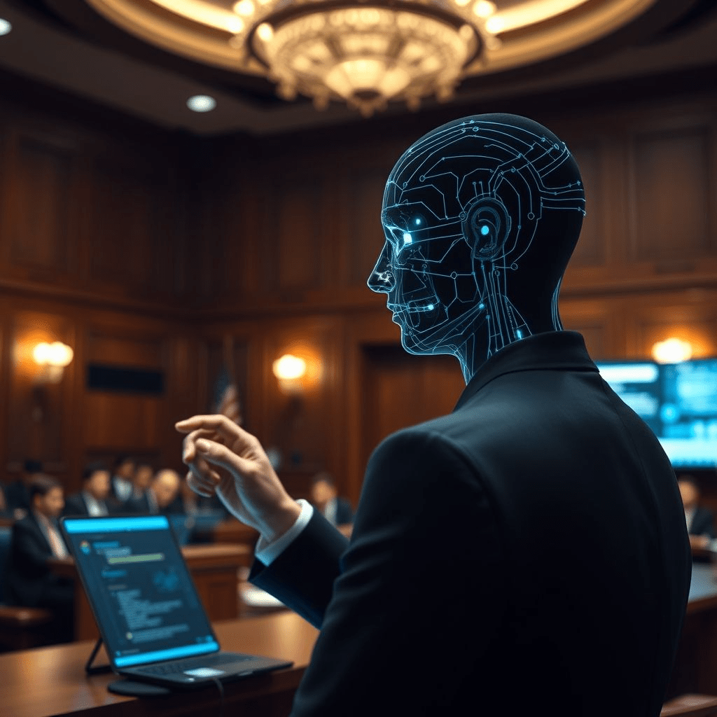 Visual of AI‑legal acquisition combining legal professionals and artificial intelligence