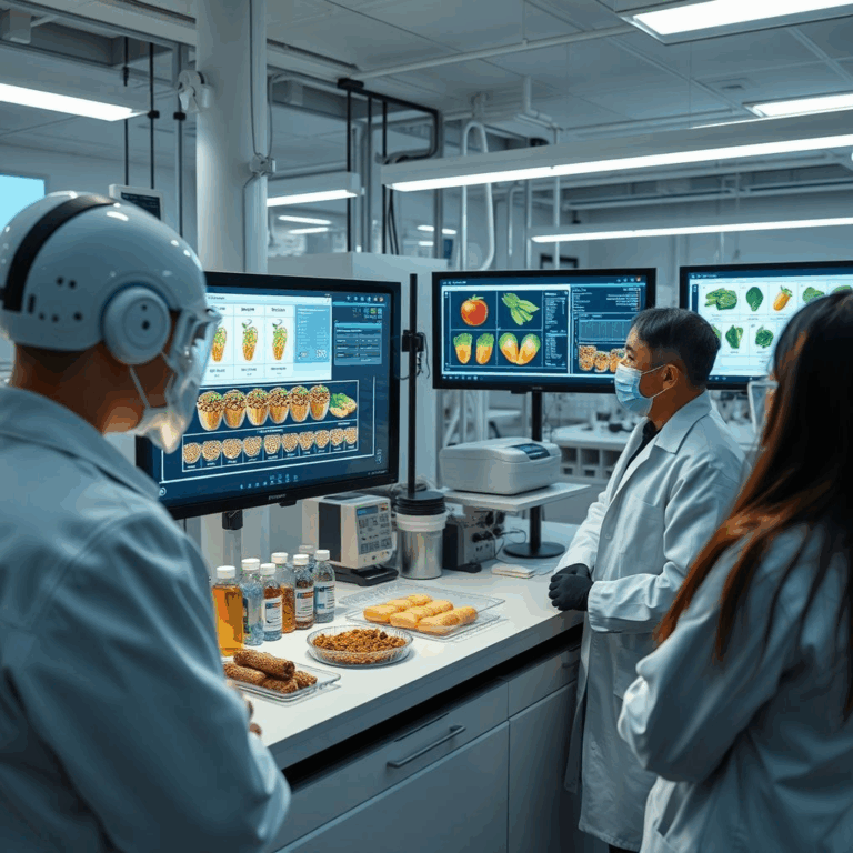 FDA Elsa AI tool interface analyzing food safety data in lab