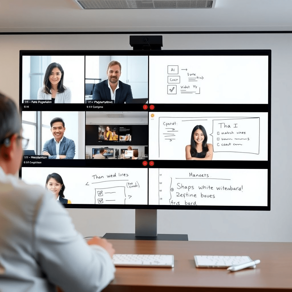 Lyra funding AI video meeting platform interface with live notes and collaboration visuals