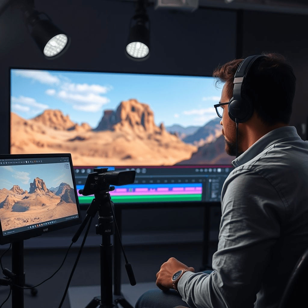 AI video tool Marey interface showing scene editing workflow, illustrating AI video tool Marey.