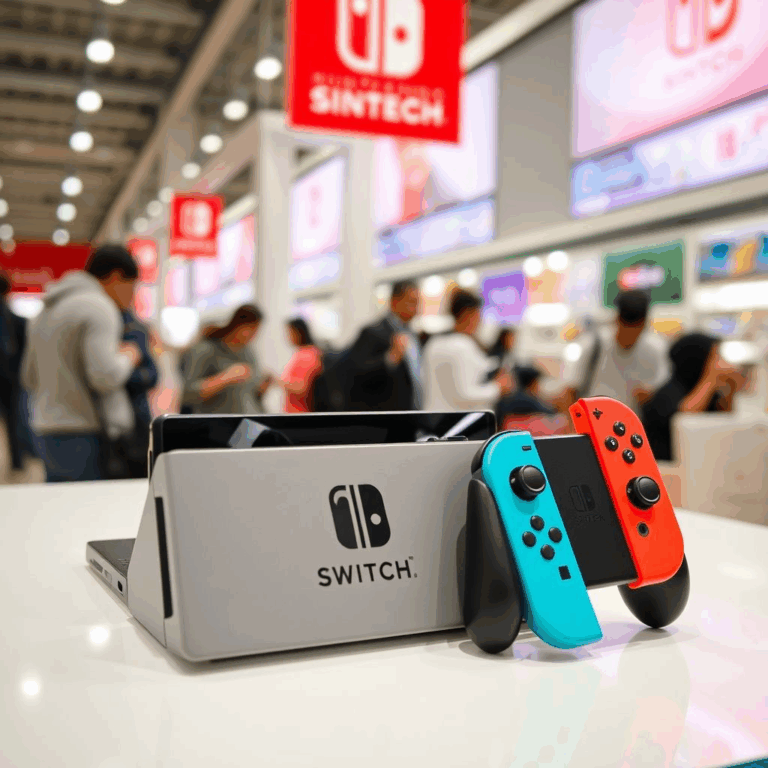 Nintendo Switch 2 restocks at a retailer displays waiting customers