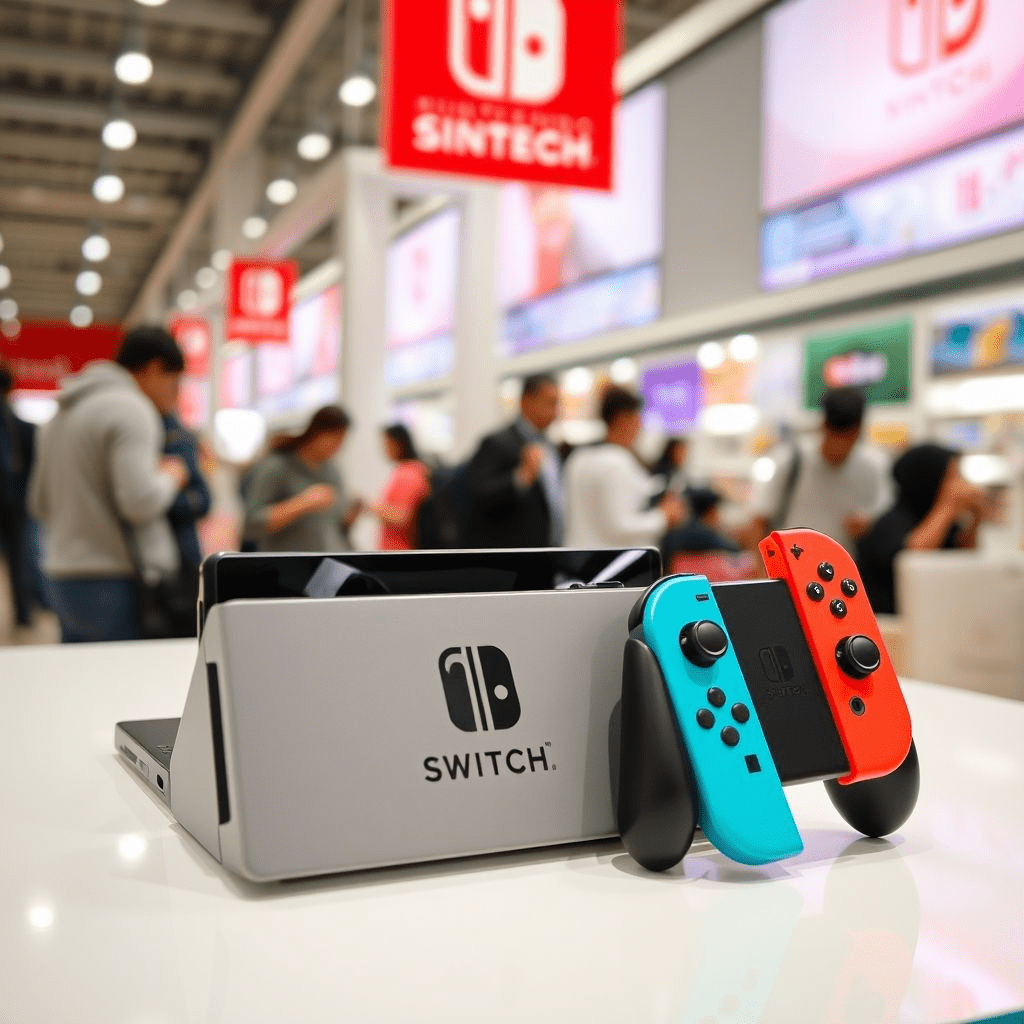 Nintendo Switch 2 restocks at a retailer displays waiting customers