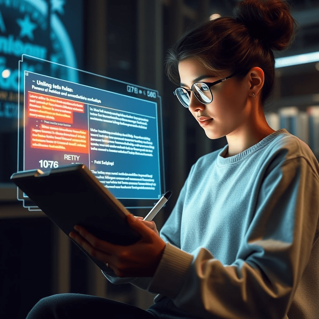 NotebookLM AI tool displaying summarized research with citations