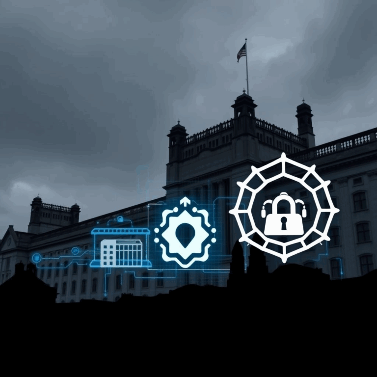 OpenAI UK partnership building with AI security icons