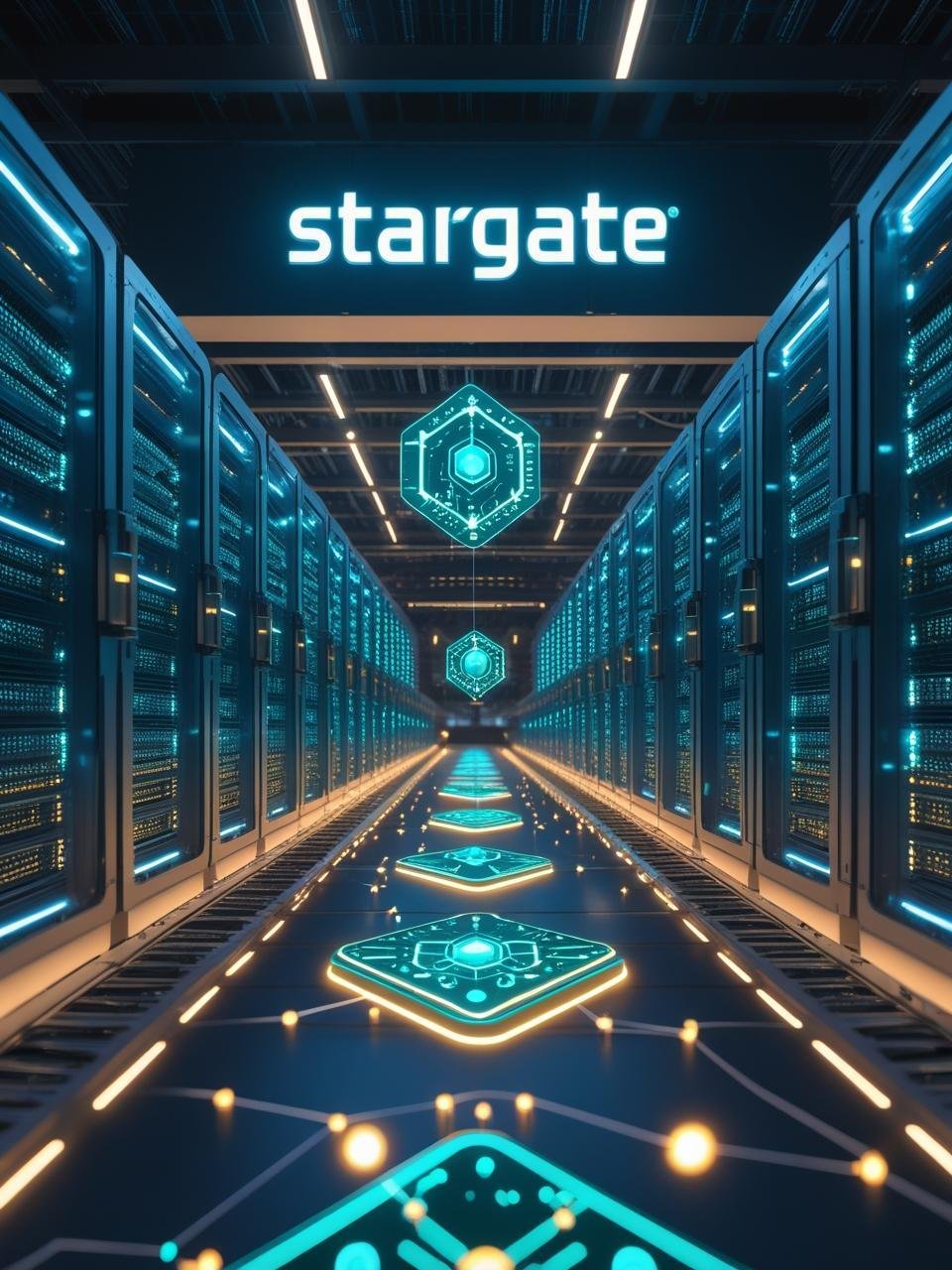 Stargate data center powering millions of AI chips