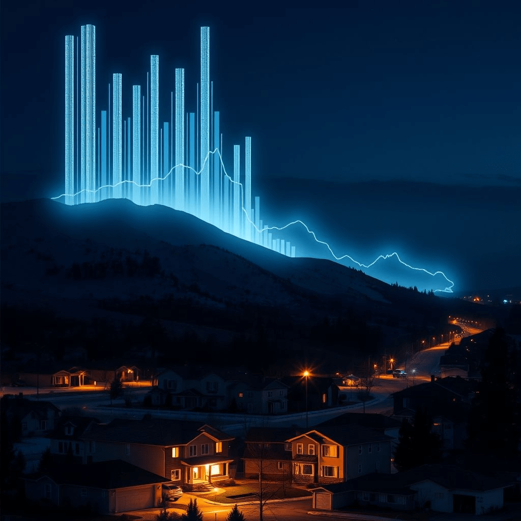 AI data center power consumption dwarfs local residential power in Wyoming