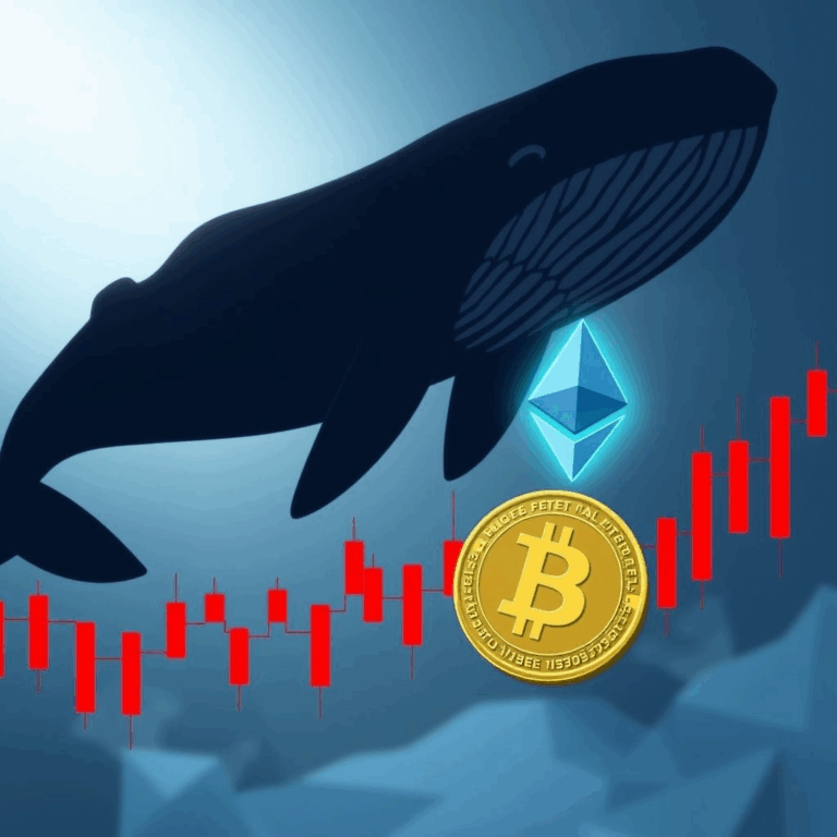 “Bitcoin whale flash crash showing 24K BTC dump and sharp $4K price drop.”