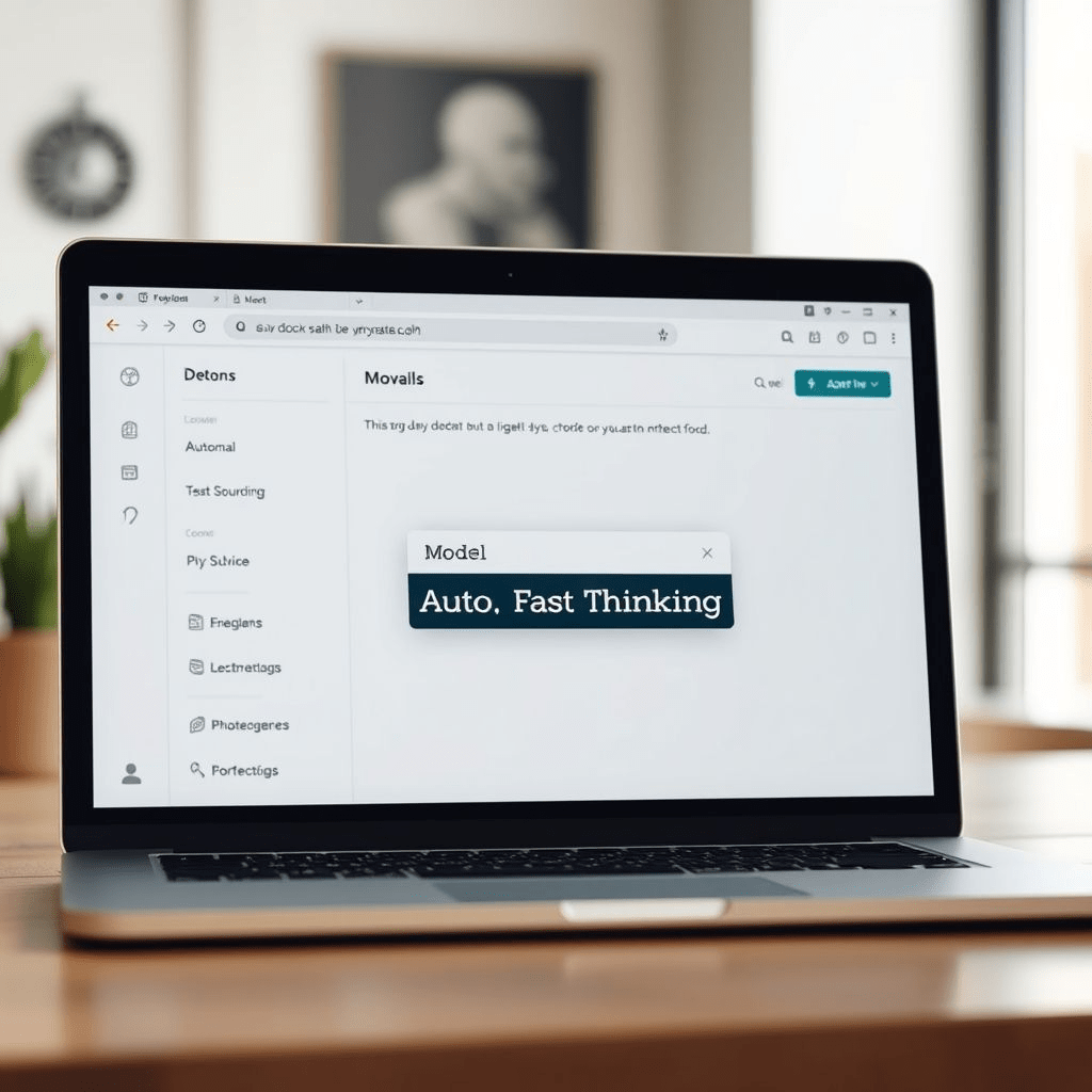 “ChatGPT model retirement policy UI with GPT-5 modes and 4o opt-in”