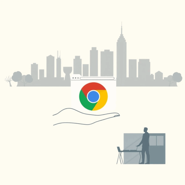 “Perplexity Chrome bid visual showing transfer of a browser to an AI startup”