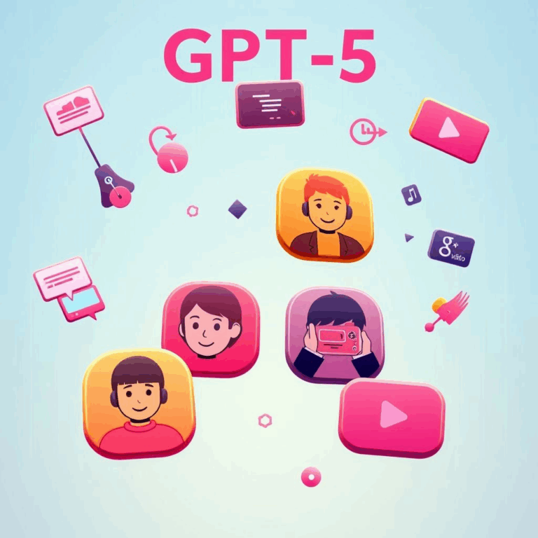 GPT-5 launch with personalities and multimodal input icons