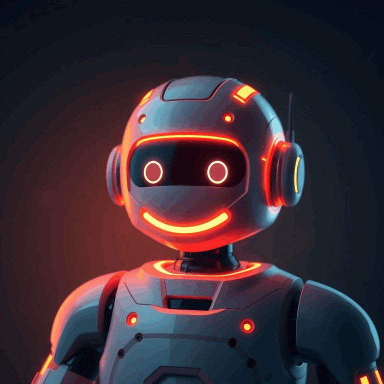 Chatbot avatar glowing warmly, representing GPT-5 tone fixes.