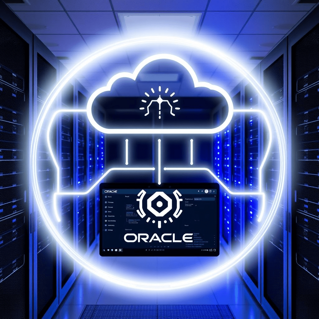 “Oracle Google Gemini partnership visual—Gemini model feeding insights into Oracle Cloud apps.”