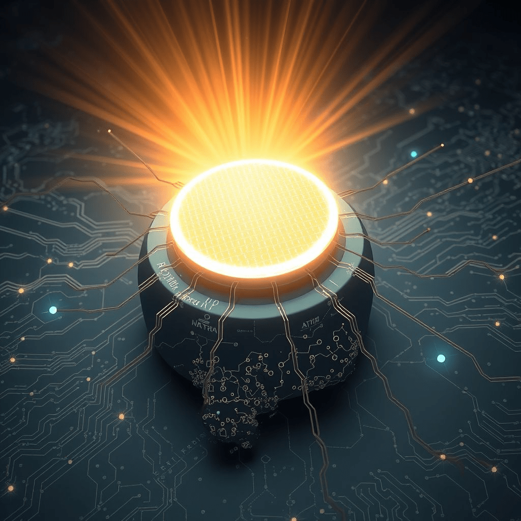 “Solar Pro 2 LLM solar core above South Korea map—Solar Pro 2 LLM”