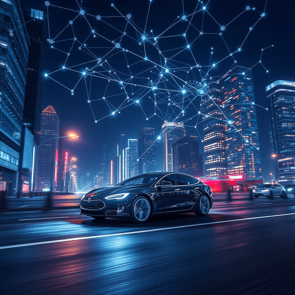 Tesla neural net upgrade for Full Self-Driving in a smart city environment