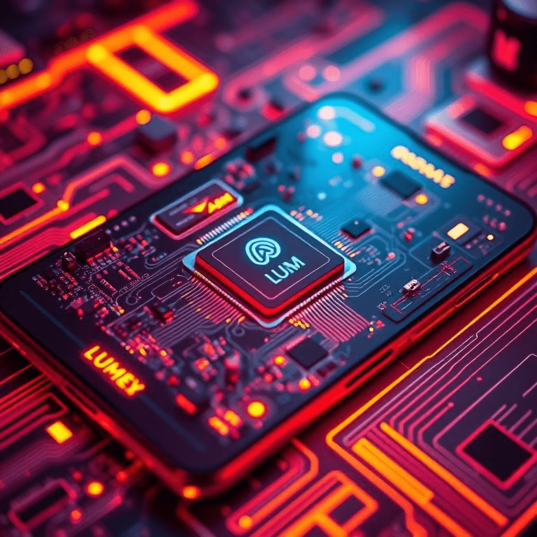 “Arm Lumex AI chip powering next-gen smartphones with advanced on-device intelligence.”