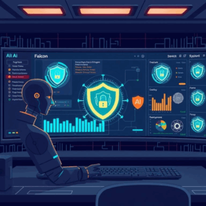 Visualization of AI Detection and Response with secure interface monitoring prompts and agents