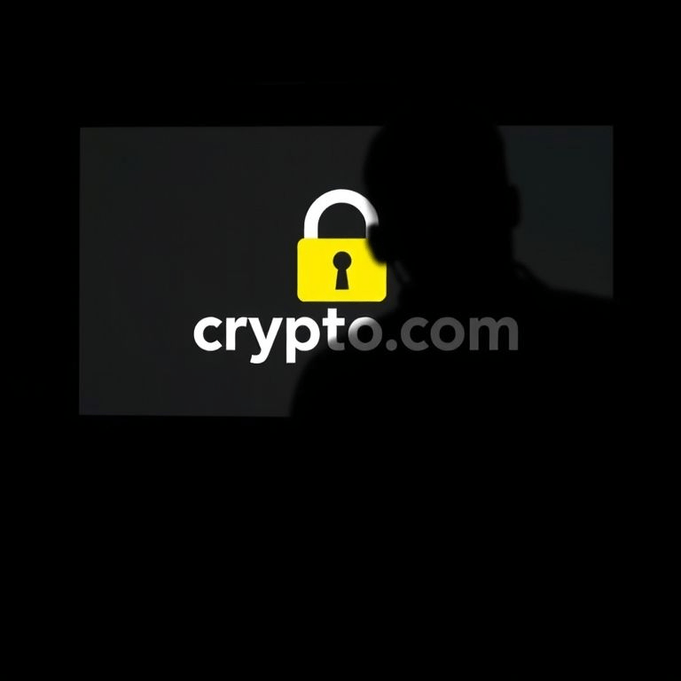 Crypto.com breach image showing social engineering and breached padlock