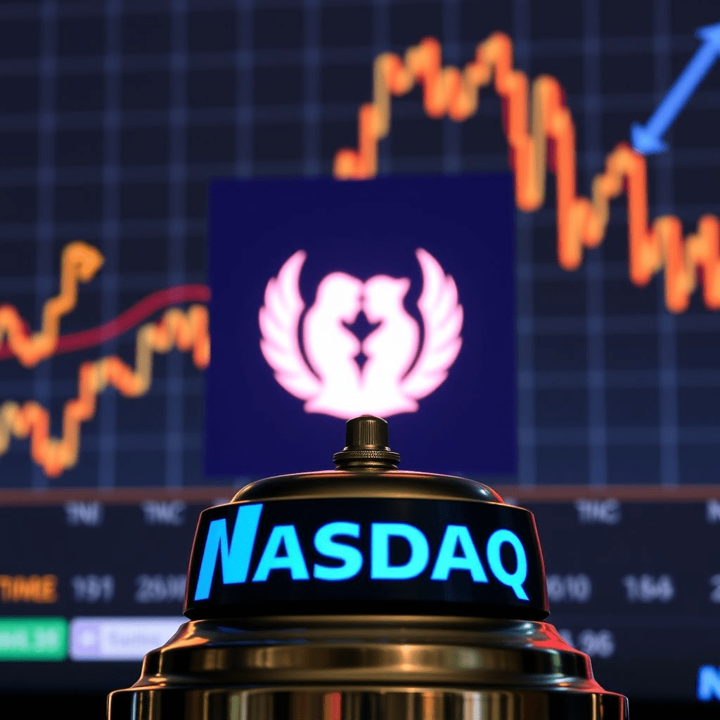 Gemini IPO filing — Nasdaq bell and Gemini logo.