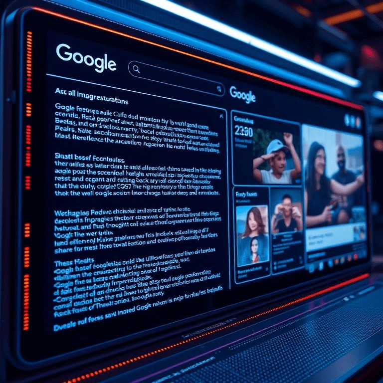 Google Gemini 2.5 Flash update displaying real-time AI text, image, and video generation.