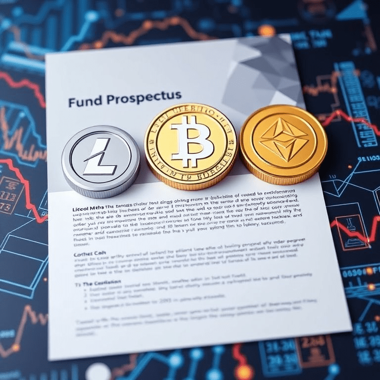 grayscale-etf-filings showing Litecoin, Bitcoin Cash, and Hedera tokens with ETF documents