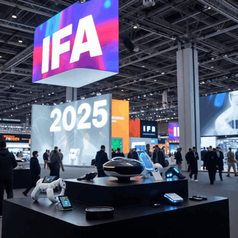 IFA 2025 Berlin expo showcasing AI-powered devices, wearables, and eco-friendly innovations