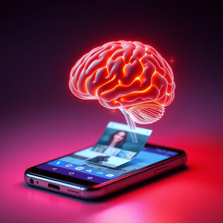 Meta AI recommendation tool enhancing social media feeds on mobile devices.