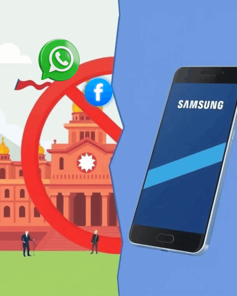 “Nepal bans WhatsApp and Facebook as Samsung Galaxy S25 FE launches globally.”