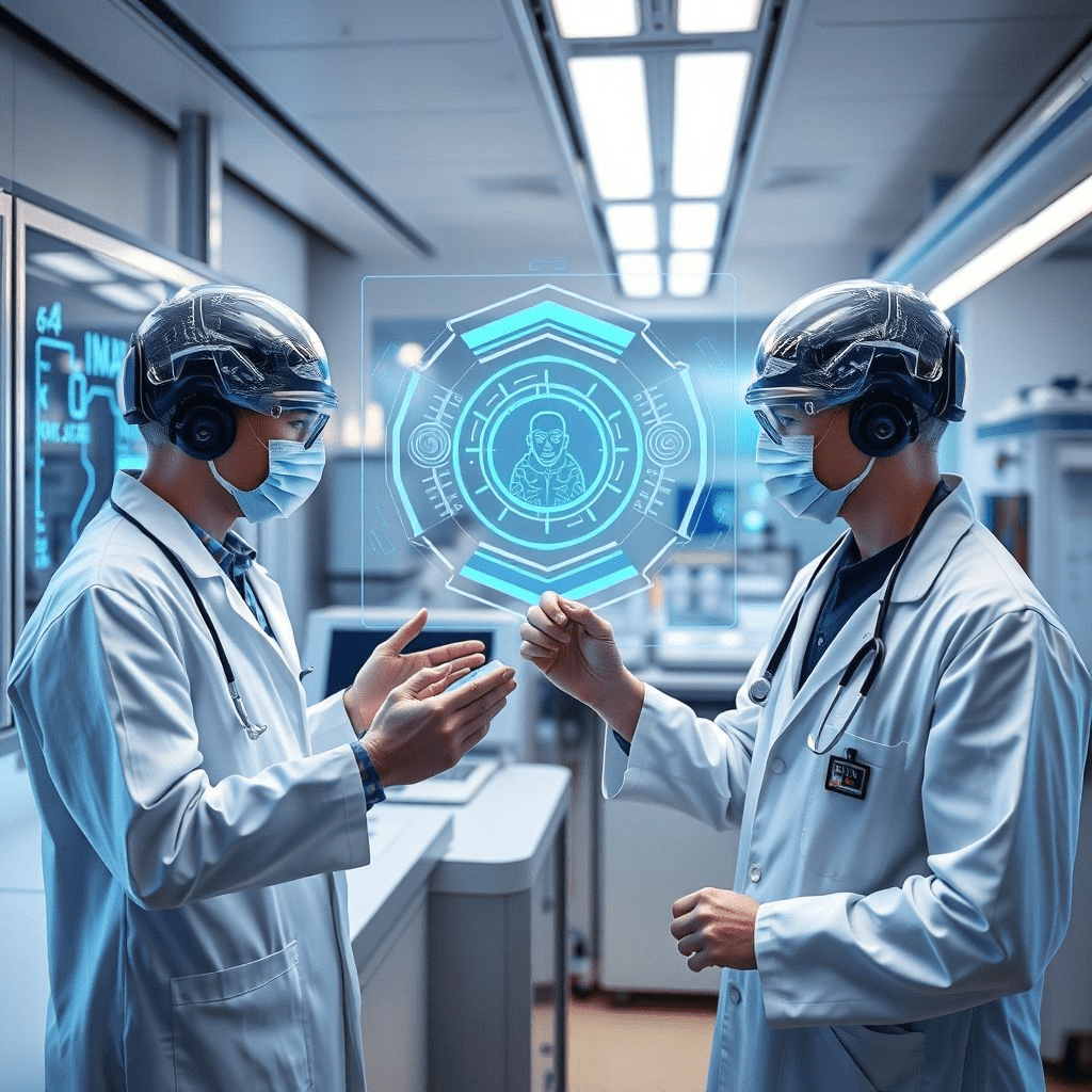 Reveal HealthTech funding—holographic AI interfaces for BioCanvas and Prism AI in lab