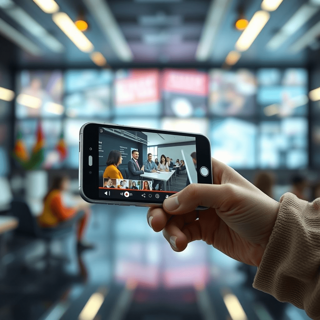 short-form learning platform app showing micro-lessons on a smartphone screen