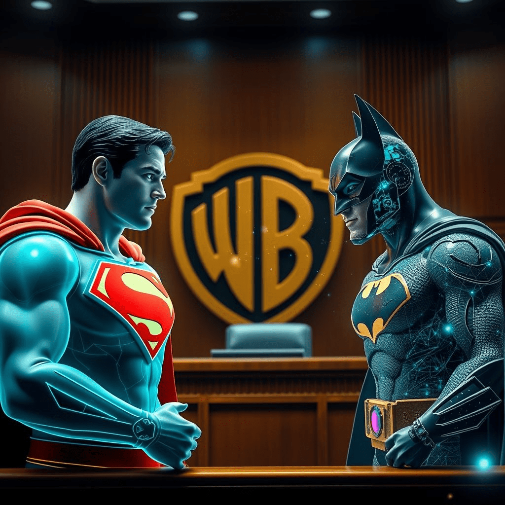 Warner Bros lawsuit against Midjourney over AI copyright infringement.